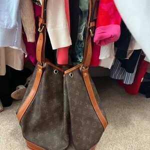 Vintage Louis Vuitton Brown Monogram Shoulder Bag